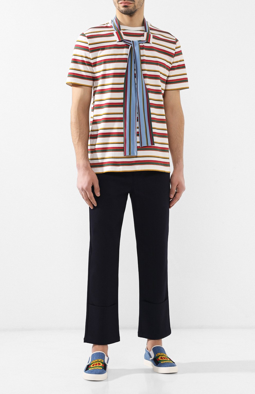 Текстильные слипоны GUCCI, арт. 548644/9B5D0, фото 2