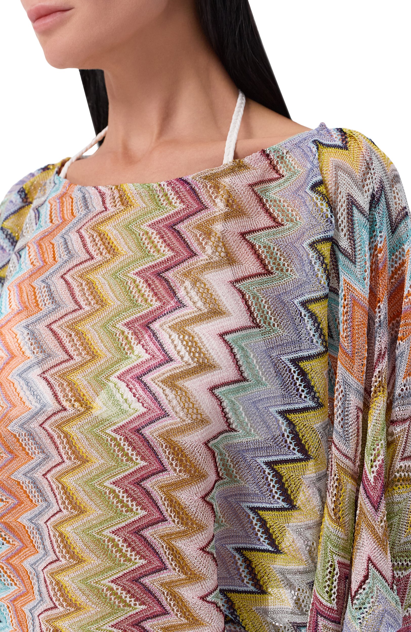 Топ из вискозы MISSONI разноцветного цвета по цене 93050 руб., арт. MC26WK00/BR015Y, фото 5 Топ из вискозы MISSONI, арт. MC26WK00/BR015Y, фото 5