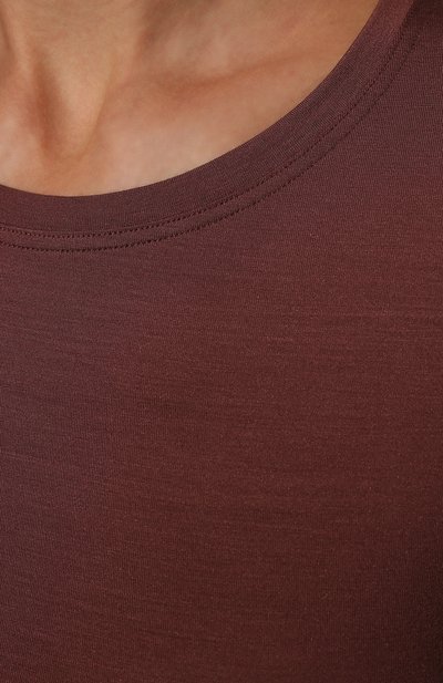 Футболка ZIMMERLI коричневого цвета по цене 10900 руб., арт. 700-3450, фото 5 Футболка ZIMMERLI, арт. 700-3450, фото 5