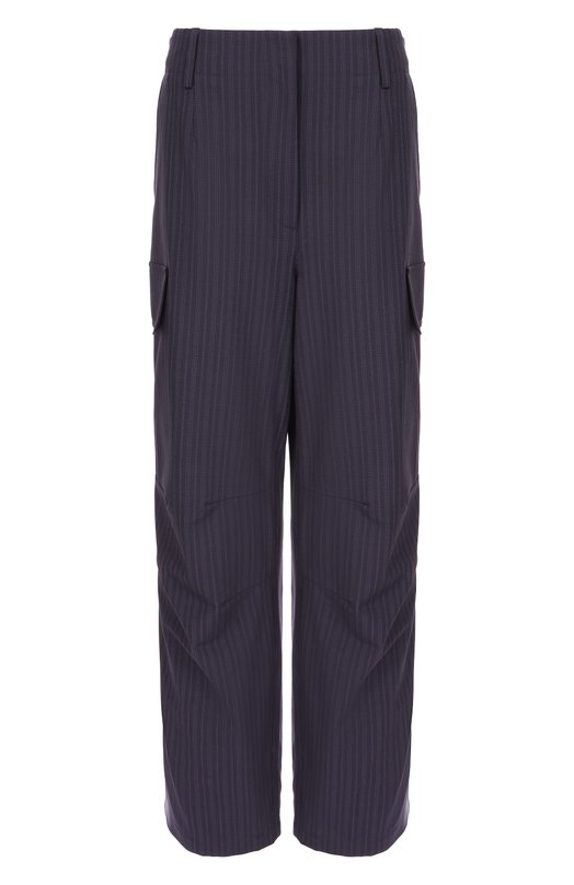 Шерстяные брюки-карго Lorena Antoniazzi P2633PA27A/5229 Синий P2633PA27A/5229