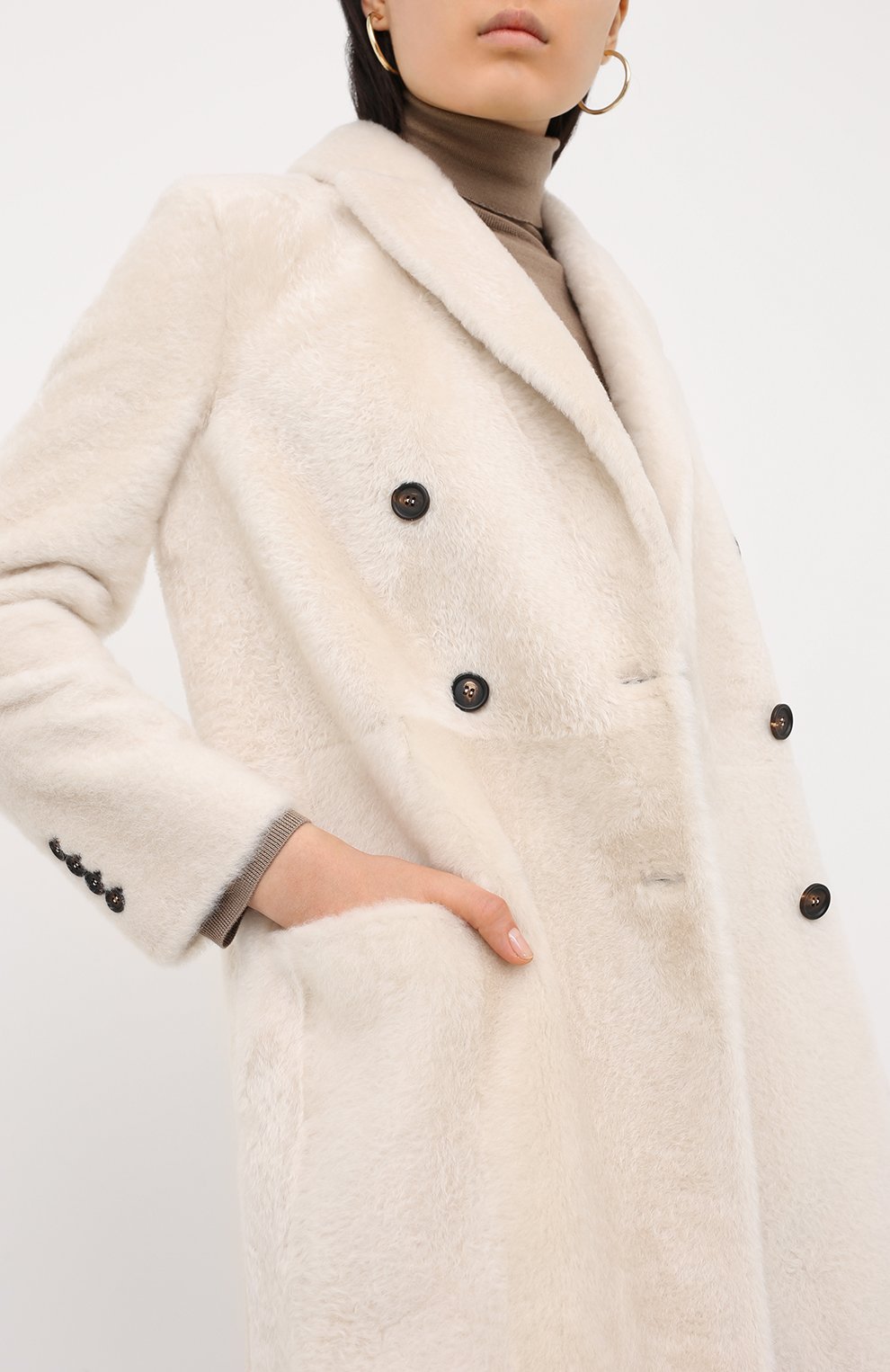 Шуба из овчины BRUNELLO CUCINELLI, арт. MPMRA9575, фото 3