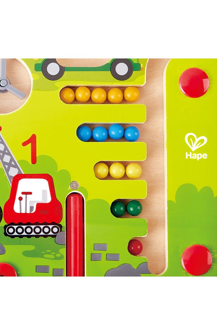 Детского развивающая игрушка лабиринт транспорт HAPE разноцветного цвета, арт. E1713_HP | Фото 3 (Региональные ограничения белый список (Axapta Mercury): Не проставлено; Нос: Не проставлено; Игрушки: Игры - лабиринты)