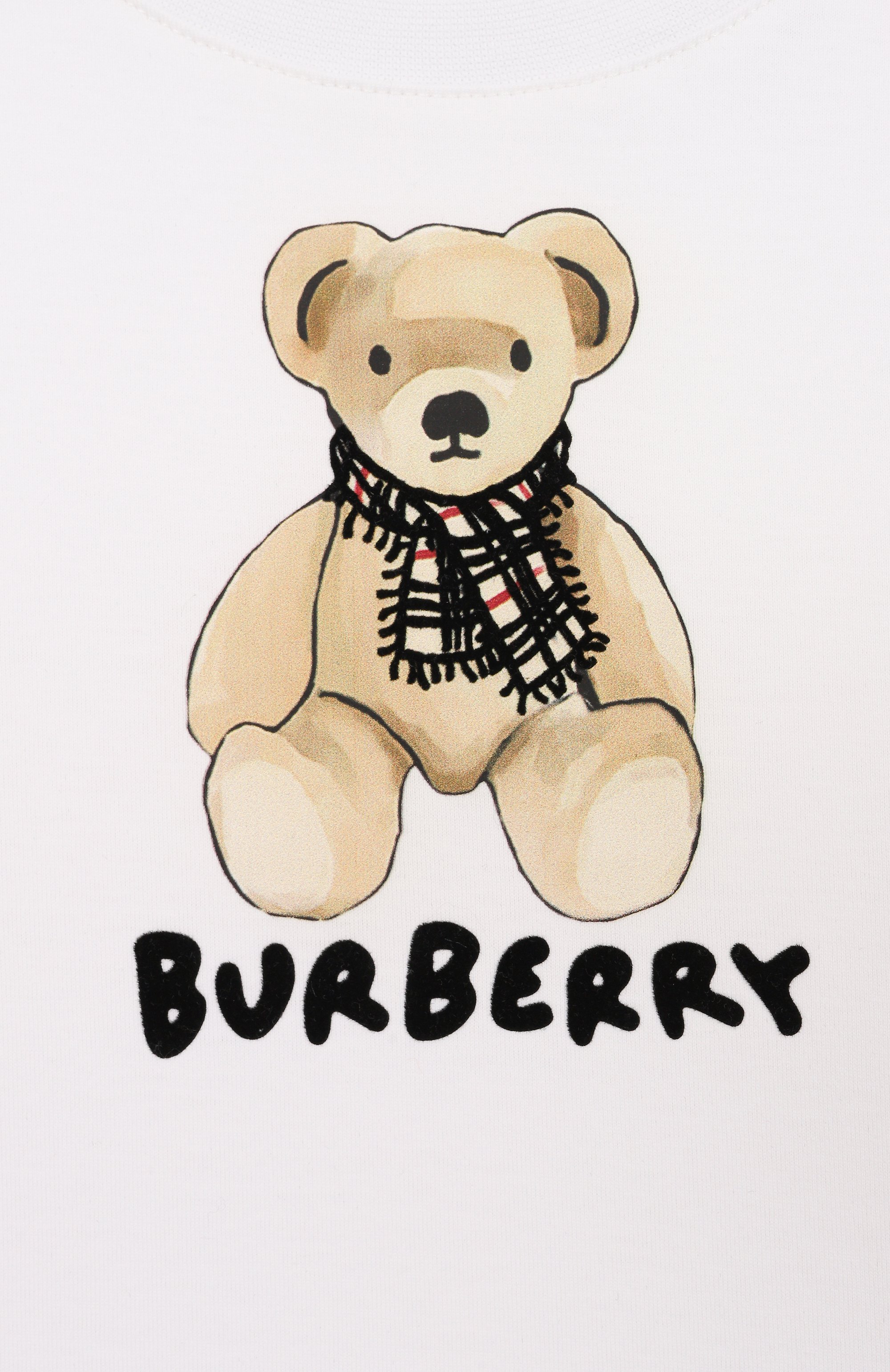 Хлопковая футболка BURBERRY, арт. 8112507, фото 3