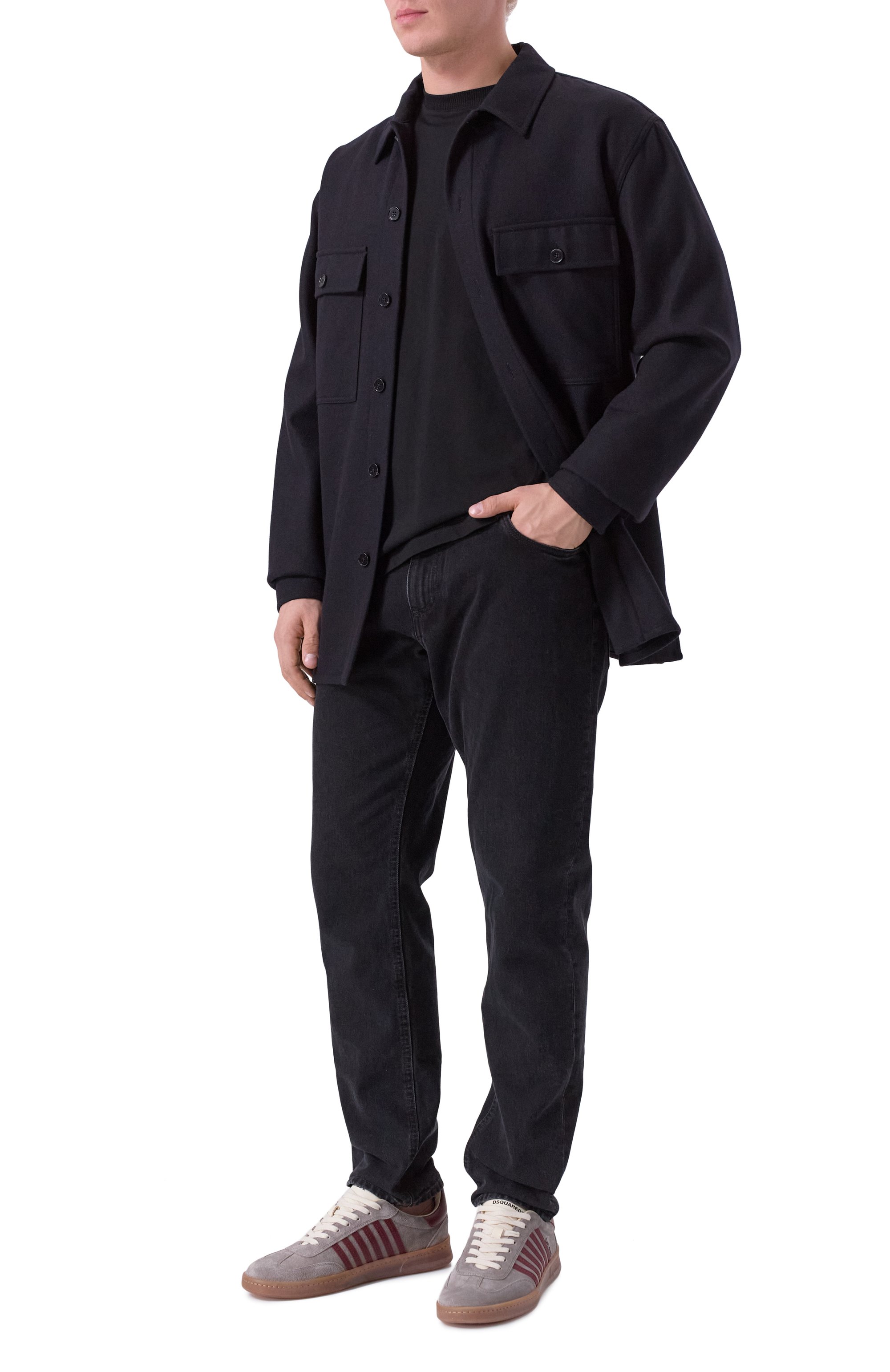 Хлопковая футболка RELIGION черного цвета по цене 6830 руб., арт. 15TWBN61, фото 2 Хлопковая футболка RELIGION, арт. 15TWBN61, фото 2