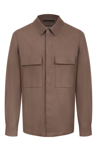 Мужская льняная рубашка ZEGNA, арт. S0T10B/UFV60A9