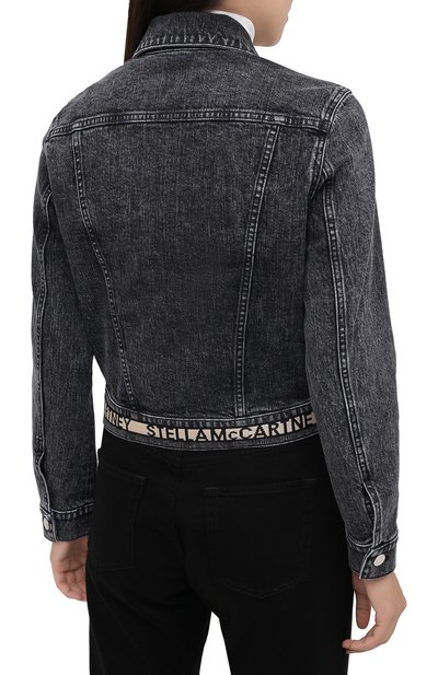 Джинсовая куртка STELLA MCCARTNEY серого цвета по цене 85150 руб., арт. 600260/S0H05, фото 4 Джинсовая куртка STELLA MCCARTNEY, арт. 600260/S0H05, фото 4