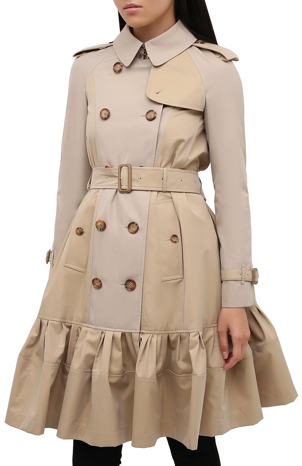 Хлопковый тренч BURBERRY, арт. 8026560, фото 3