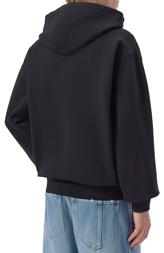 Хлопковое худи Jacquemus 25EH0M00247/AJ00126 Чёрный  25EH0M00247/AJ00126 Фото 4