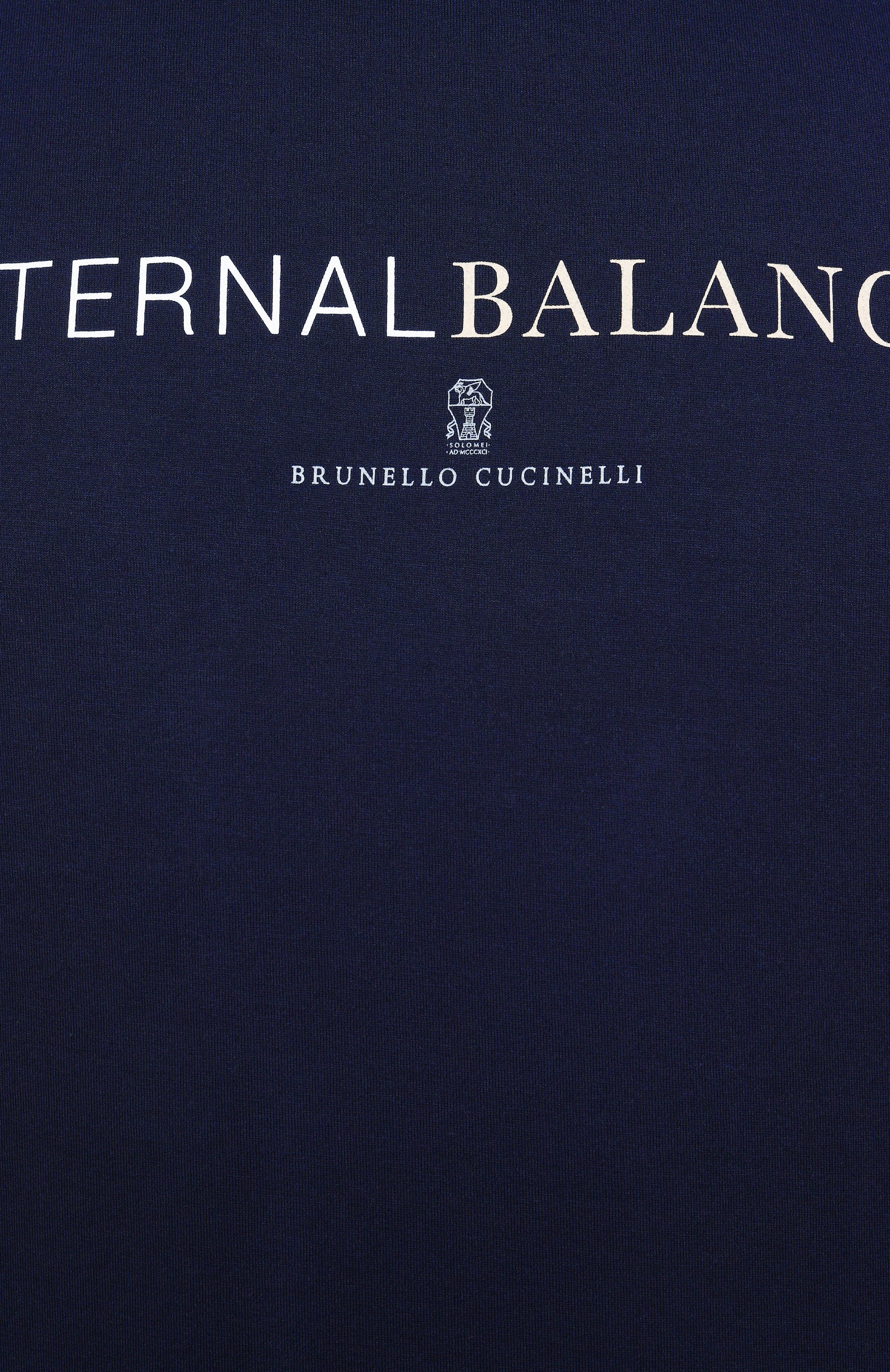 Хлопковая футболка BRUNELLO CUCINELLI, арт. M0B138433, фото 5