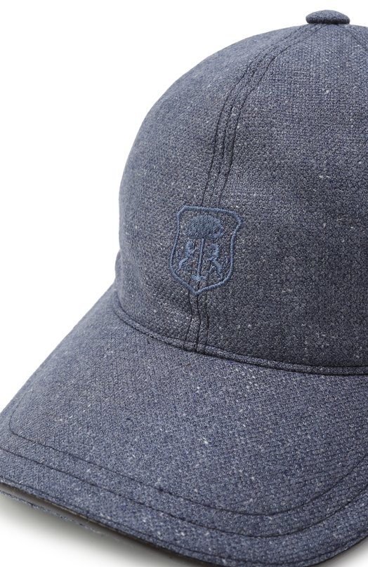 Бейсболка из шелка и шерсти Corneliani 250500-2529216 Синий  250500-2529216 Фото 3