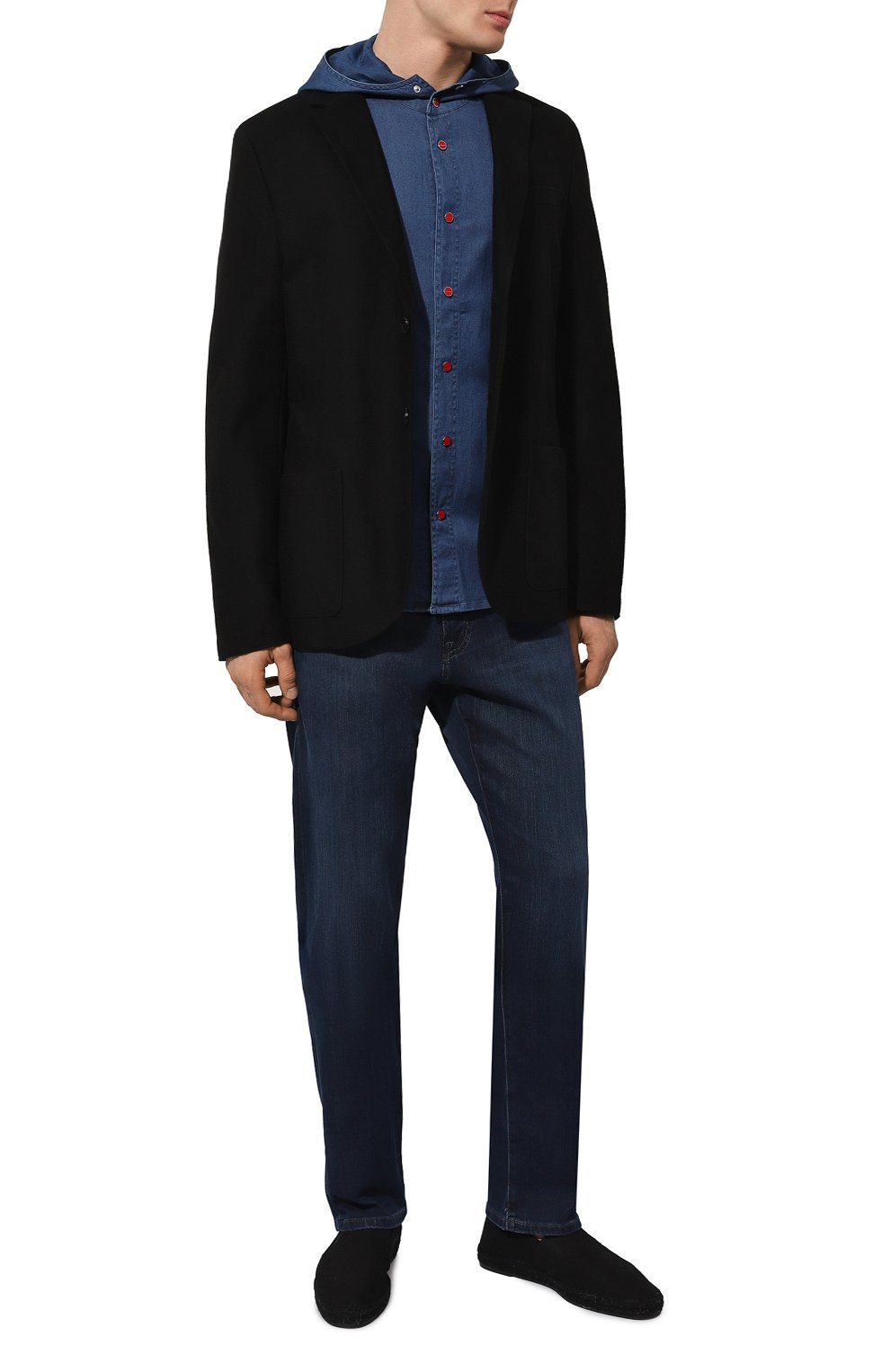 Джинсы graduate AG ADRIANO GOLDSCHMIED темно-синего цвета по цене 33600 руб., арт. 1174AND/DLBY, фото 2 Джинсы graduate AG ADRIANO GOLDSCHMIED, арт. 1174AND/DLBY, фото 2