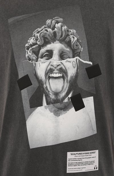 Хлопковая футболка DIEGO VENTURINO, арт. D3W4DVTS0ZHF, фото 5