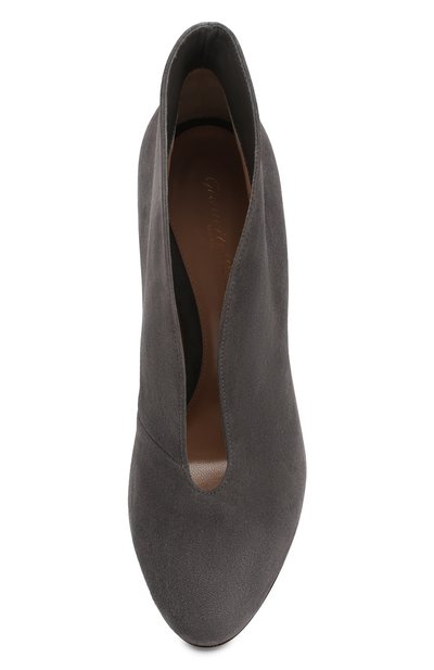 Замшевые ботильоны vamp GIANVITO ROSSI, арт. G29450/SUEDE, фото 5