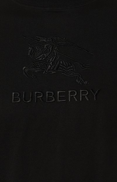 Хлопковая футболка BURBERRY, арт. 8072750, фото 5