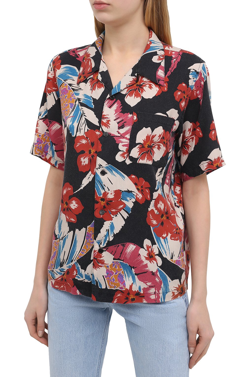 Рубашка из лиоцелла SAINT LAURENT, арт. 648011/Y01FD, фото 3