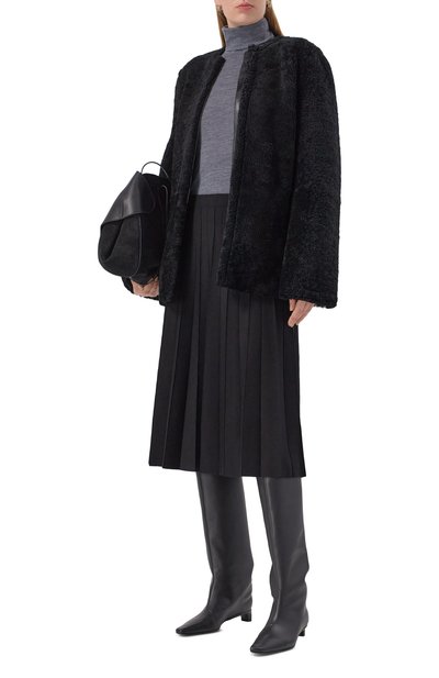 Кожаные сапоги haven 35 LOULOU DE SAISON черного цвета по цене 109500 руб., арт. HAVEN, фото 3 Кожаные сапоги haven 35 LOULOU DE SAISON, арт. HAVEN, фото 3