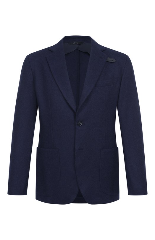 Кашемировый пиджак Brioni UJRQ0L/0D618 Синий UJRQ0L/0D618