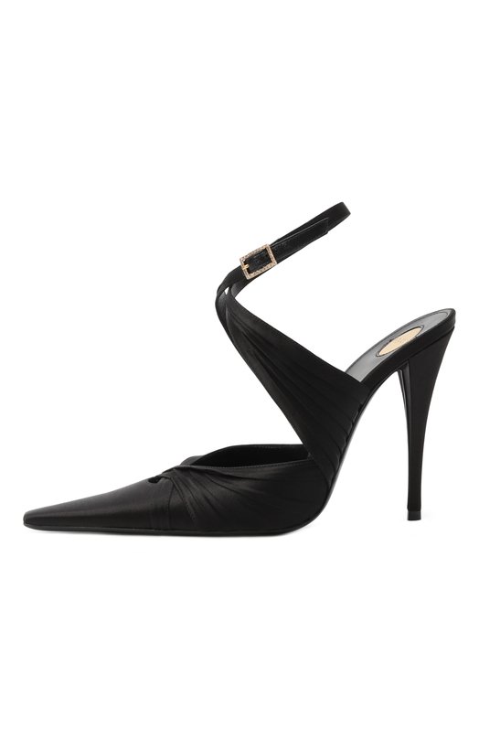 Текстильные туфли Doville Calypso 110 Saint Laurent 820607/9QNA0 Чёрный  820607/9QNA0 Фото 4
