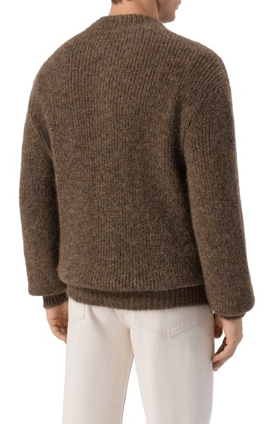 Шерстяной кардиган GIORGIO ARMANI коричневого цвета по цене 269500 руб., арт. GM004723/AF30082, фото 4 Шерстяной кардиган GIORGIO ARMANI, арт. GM004723/AF30082, фото 4