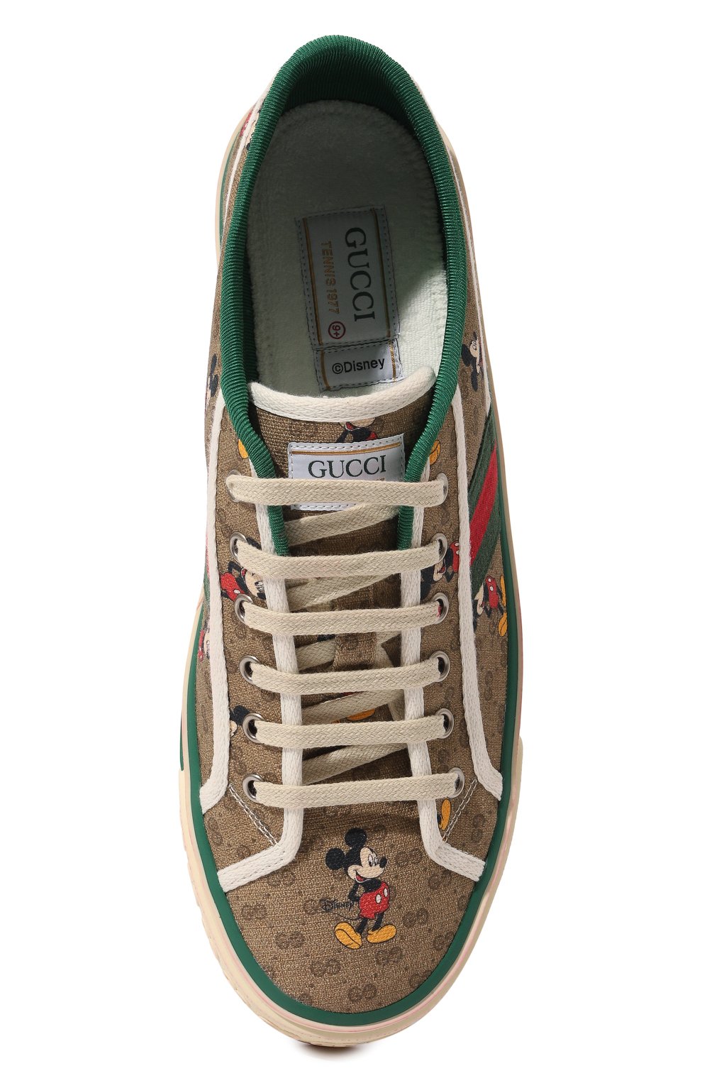 Текстильные кеды disney x gucci tennis 1977 GUCCI, арт. 606111 H0T10, фото 6