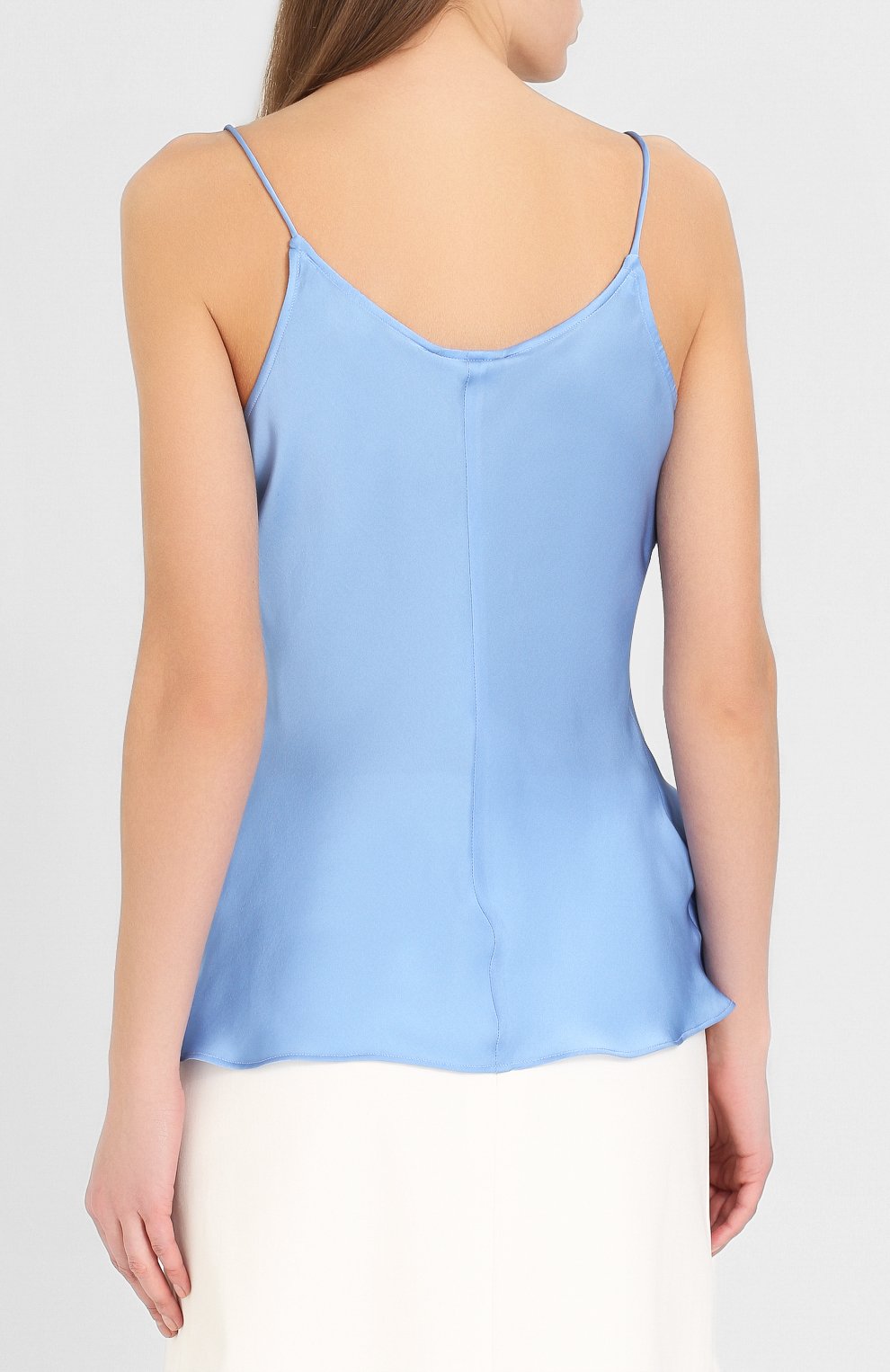 Шелковый топ на тонких бретельках GIORGIO ARMANI, арт. VAC18T/VA06C, фото 4