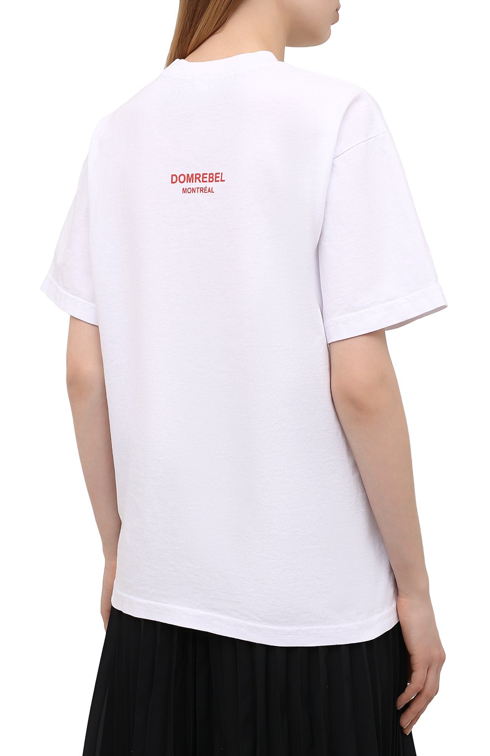 Хлопковая футболка DOMREBEL, арт. KISSES/B0X T-SHIRT/W, фото 4