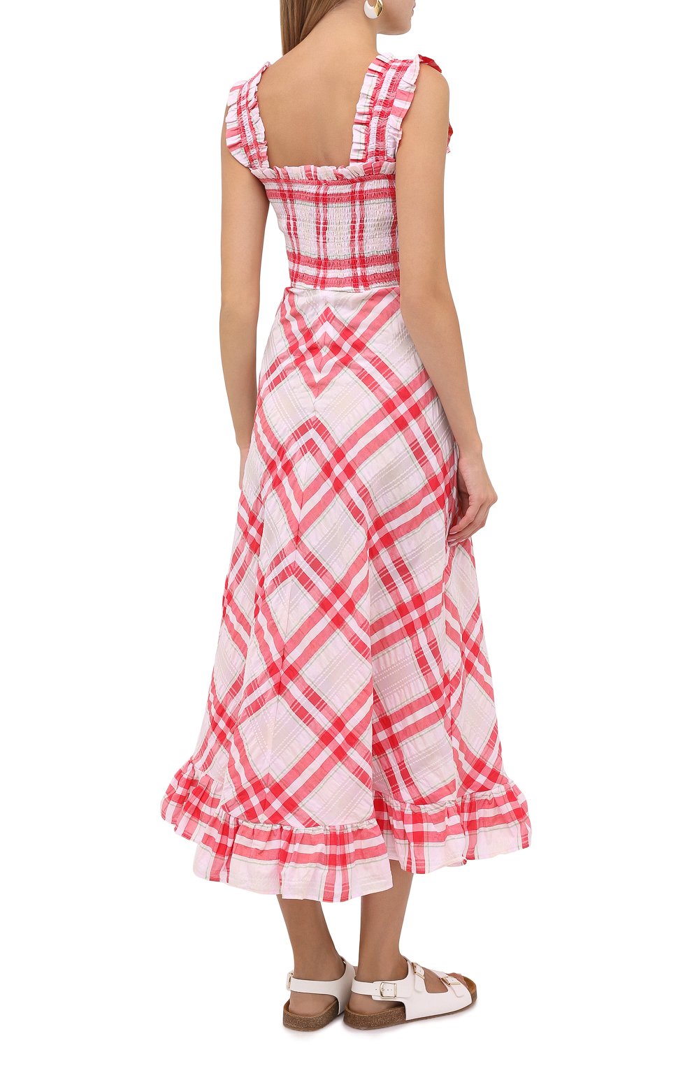 Хлопковое платье GANNI, арт. F5259, фото 4