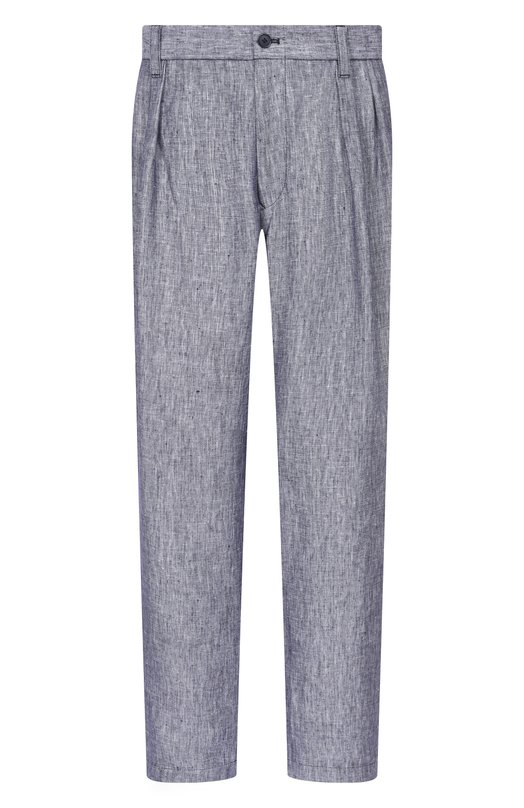 Льняные брюки Giorgio Armani GM003358/TE20689 Синий GM003358/TE20689