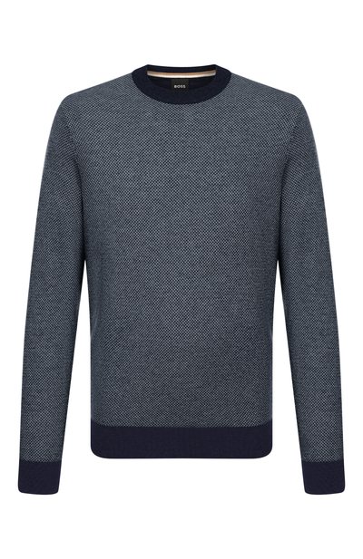 Мужской джемпер из шерсти и хлопка BOSS, арт. 50549986