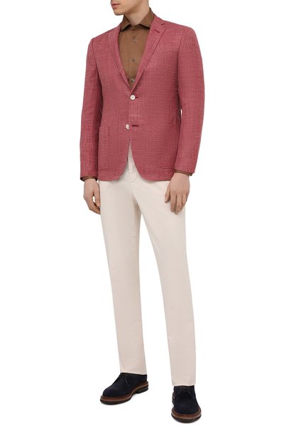 Хлопковая рубашка CORNELIANI, арт. 87P112-1111214/00, фото 2