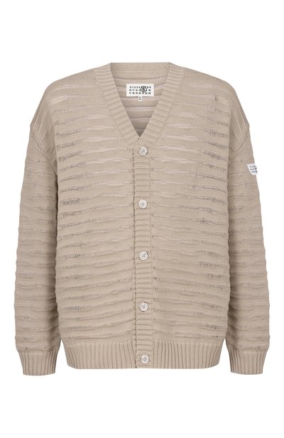 Мужской хлопковый кардиган MM6, арт. SH0HP0011/M13208