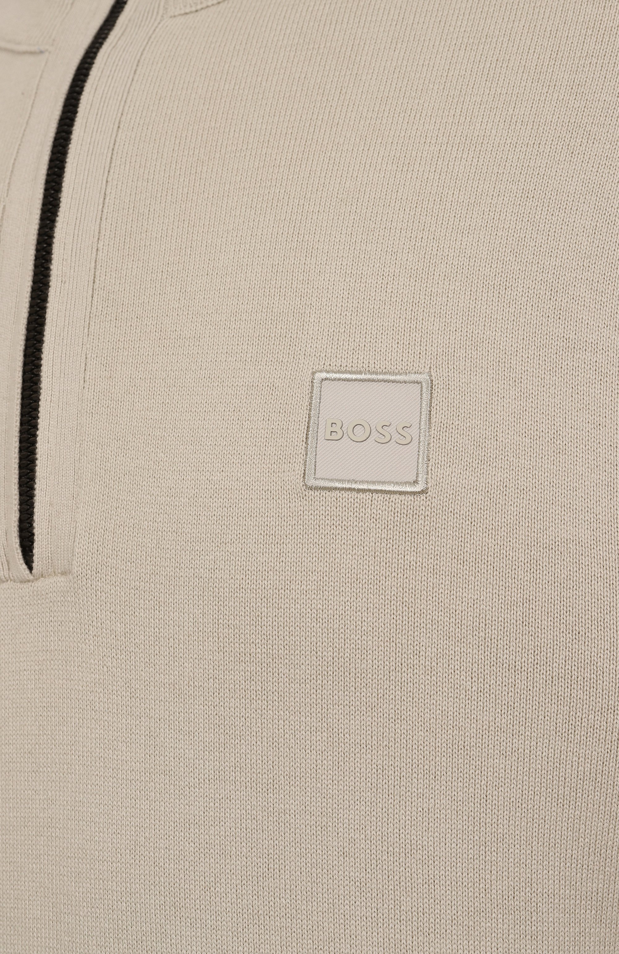 Хлопковый джемпер BOSS ORANGE бежевого цвета по цене 19500 руб., арт. 50527585, фото 6 Хлопковый джемпер BOSS ORANGE, арт. 50527585, фото 6