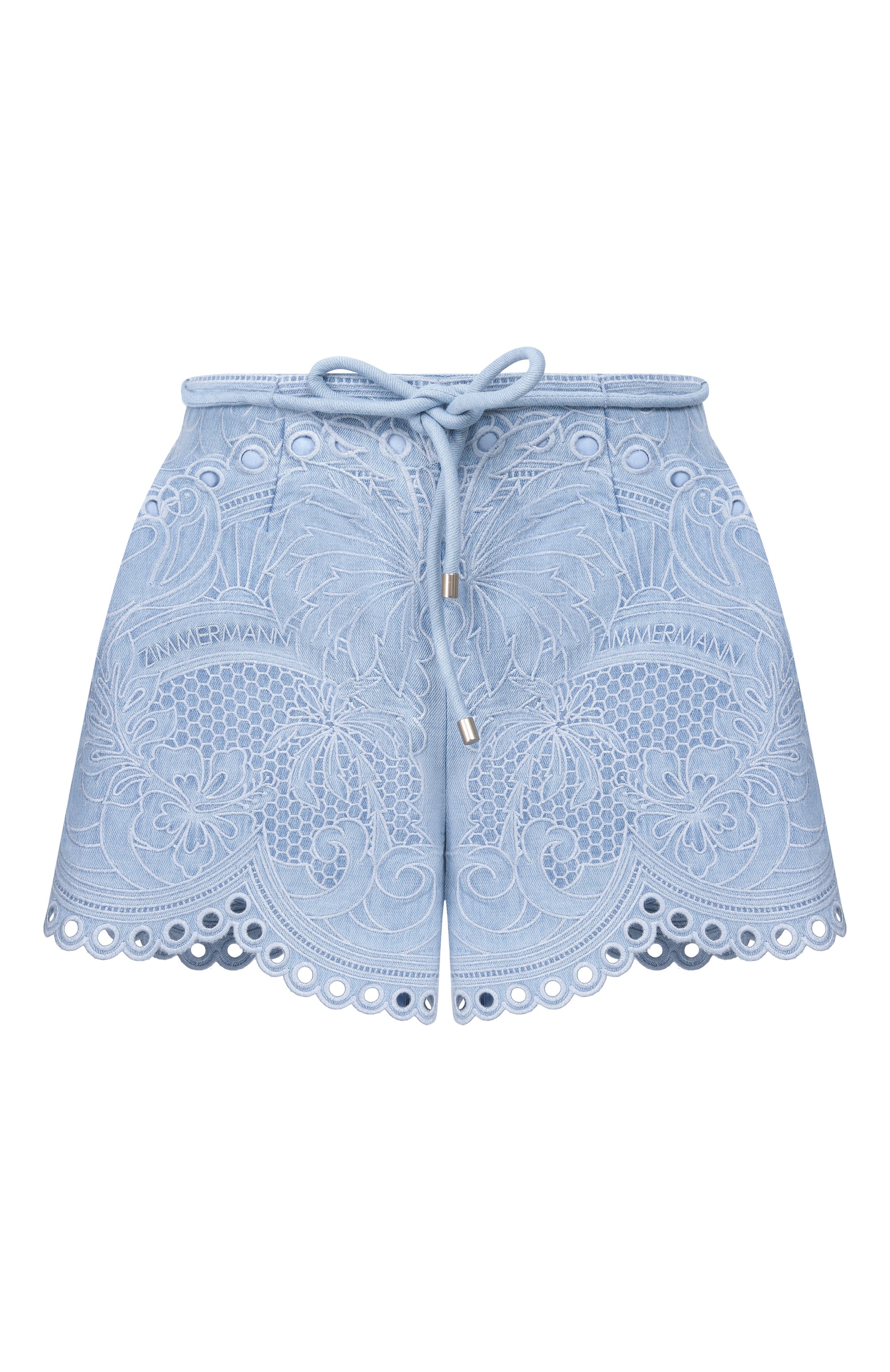 Джинсовые шорты daylight ZIMMERMANN голубого цвета по цене 99500 руб., арт. 7215ARS263, фото 1 Джинсовые шорты daylight ZIMMERMANN, арт. 7215ARS263, фото 1