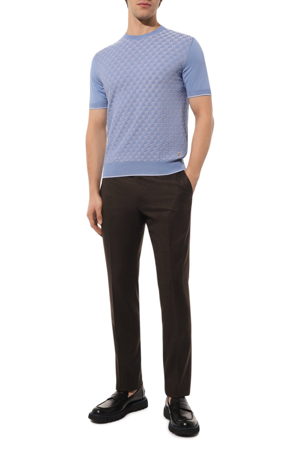 Джемпер из шелка и хлопка STEFANO RICCI, арт. K818048G10/F23176, фото 2