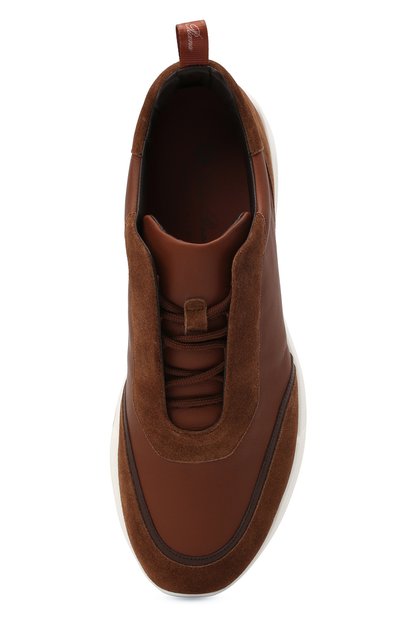 Кожаные кроссовки modular walk LORO PIANA, арт. FAL7951, фото 5