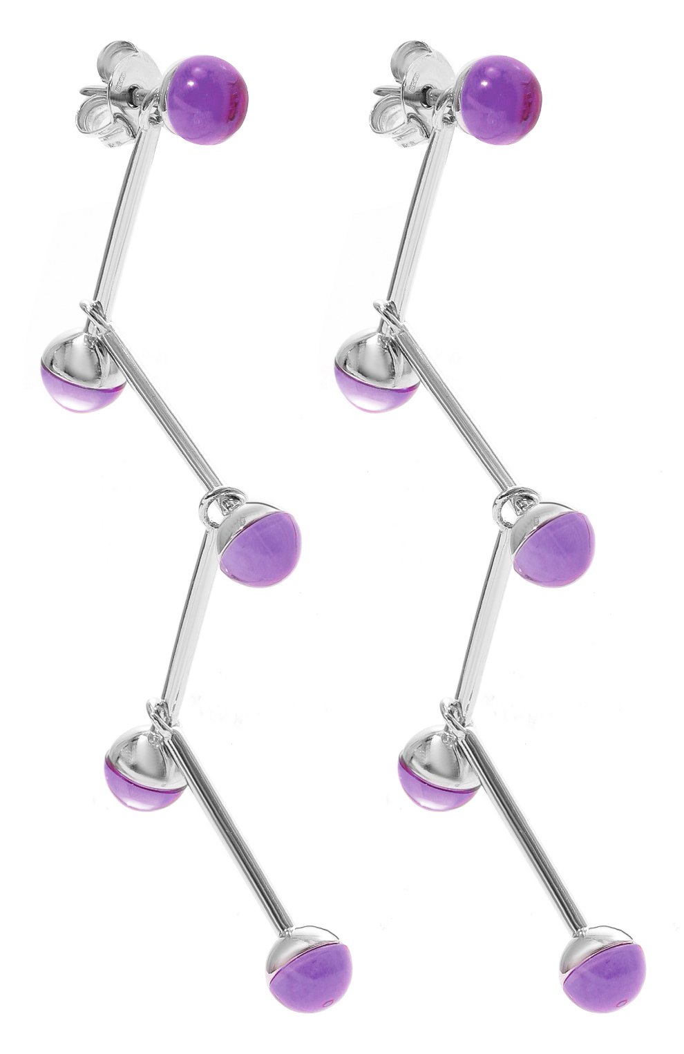 Серьги-мобили с аметистом AVGVST, арт. 1005921-01-7, фото 3