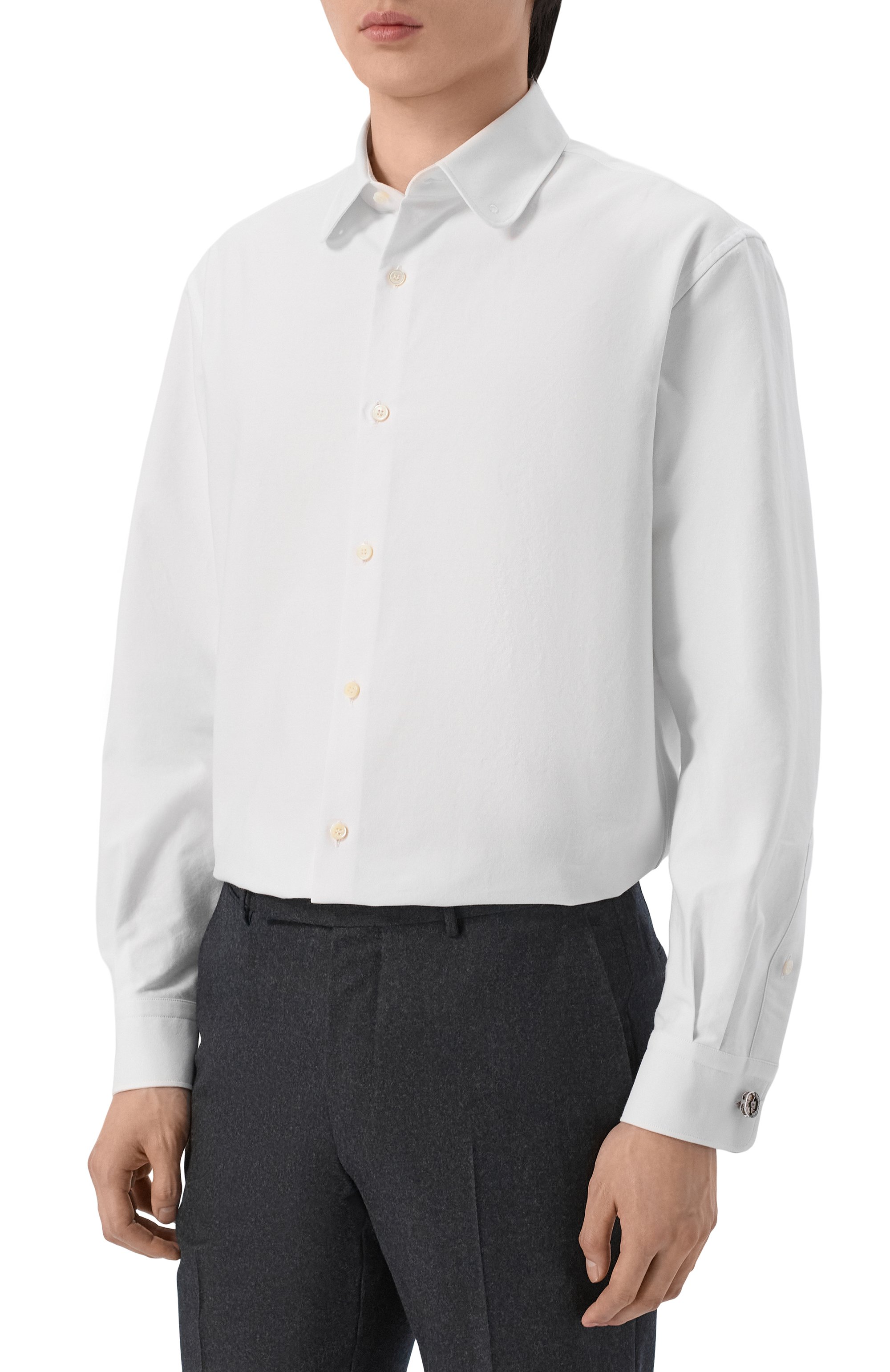 Хлопковая сорочка LORO PIANA, арт. FAQ1956, фото 3