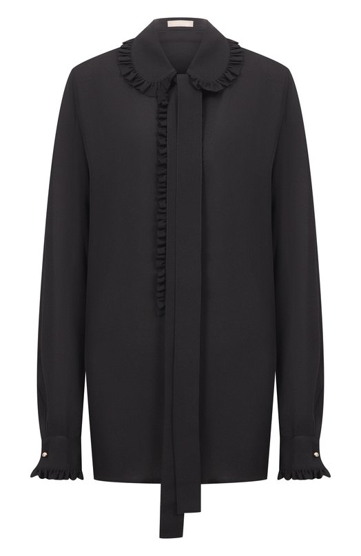 Шелковая блузка Elie Saab SH134NF25SI001 Чёрный SH134NF25SI001