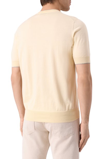 Хлопковый джемпер BRUNELLO CUCINELLI, арт. M29805200, фото 4