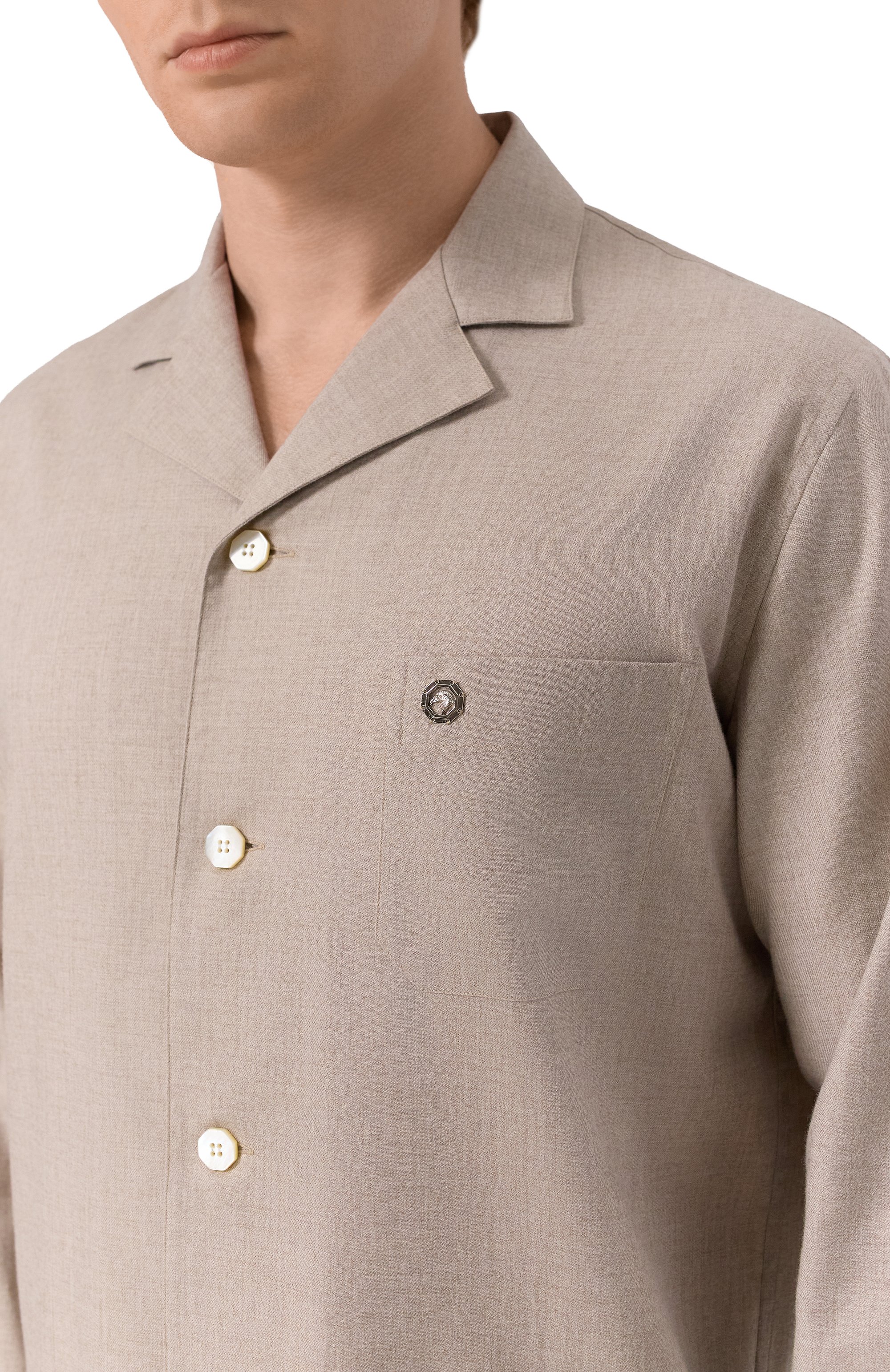 Пижама из хлопка и кашемира STEFANO RICCI, арт. PT000005/A1300, фото 7