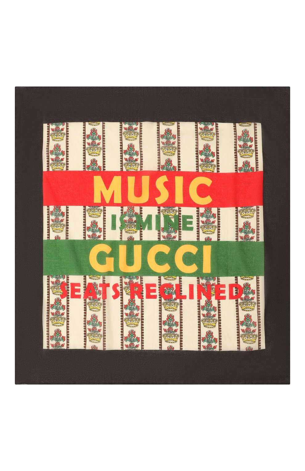 Хлопковый платок GUCCI, арт. 676964 4G101, фото 4