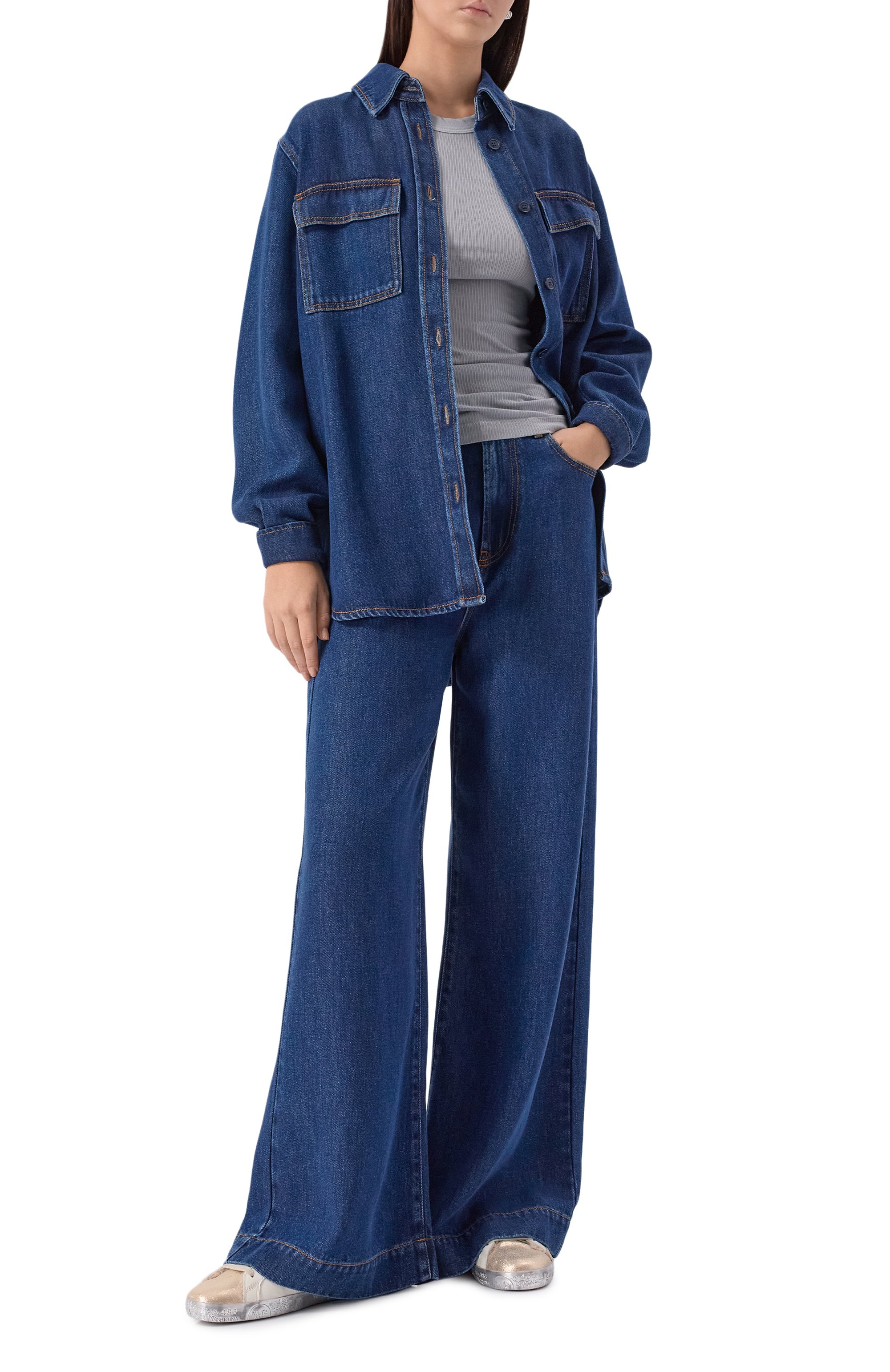 Хлопковая майка JAMES PERSE, арт. WNL3625, фото 2