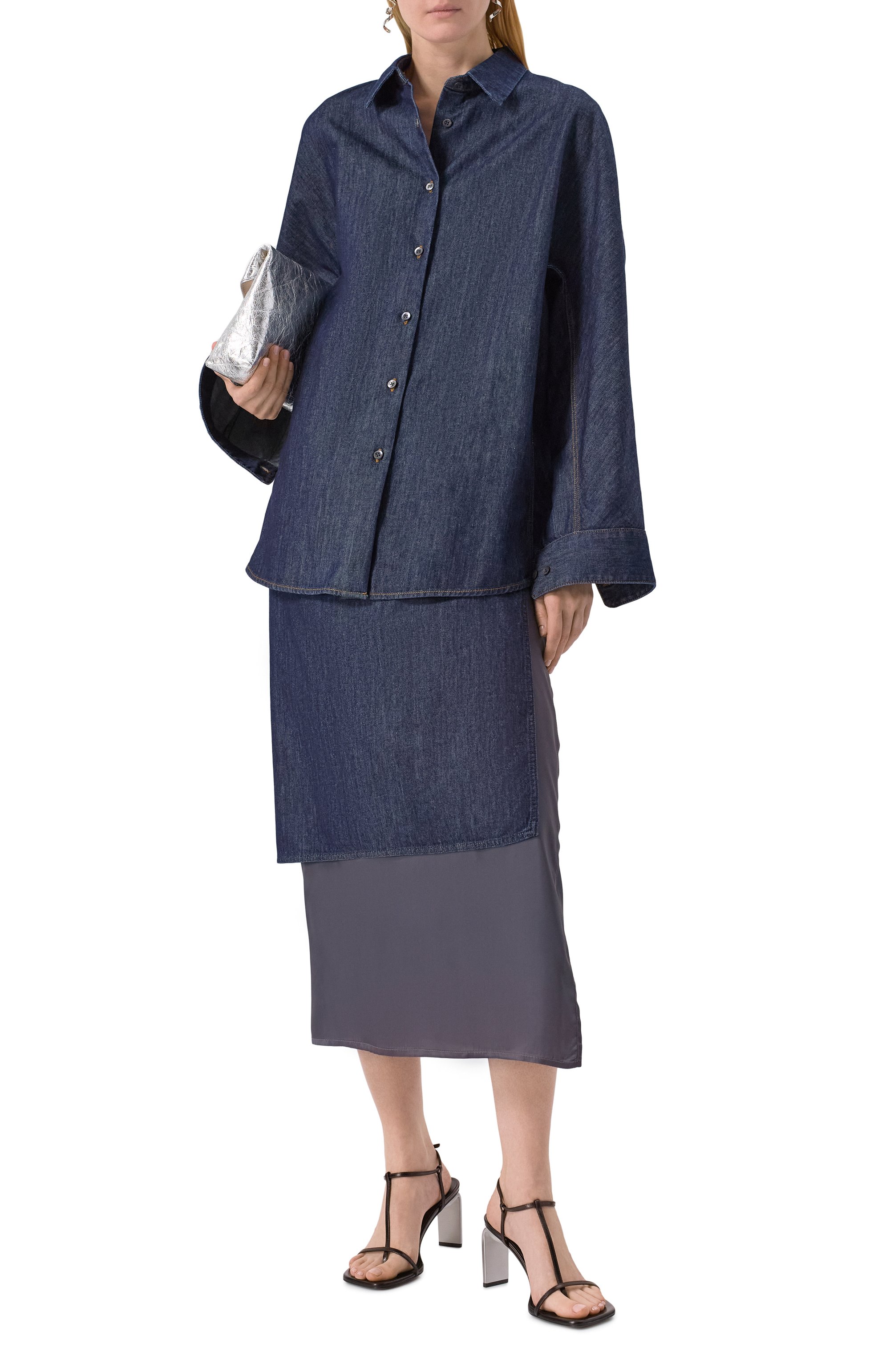 Юбка из хлопка и вискозы DRIES VAN NOTEN, арт. 251-010826-1553, фото 2