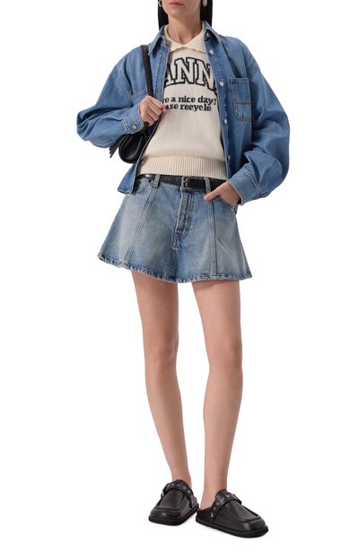 Шерстяной жилет GANNI, арт. K2463/2678, фото 2