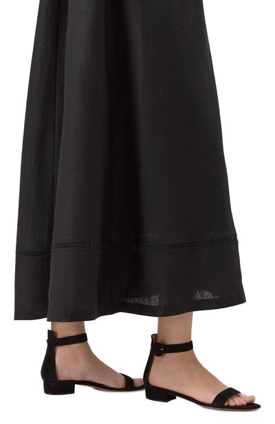 Замшевые сандалии portofino GIANVITO ROSSI, арт. G60354.20RIC.CAMNER0, фото 3