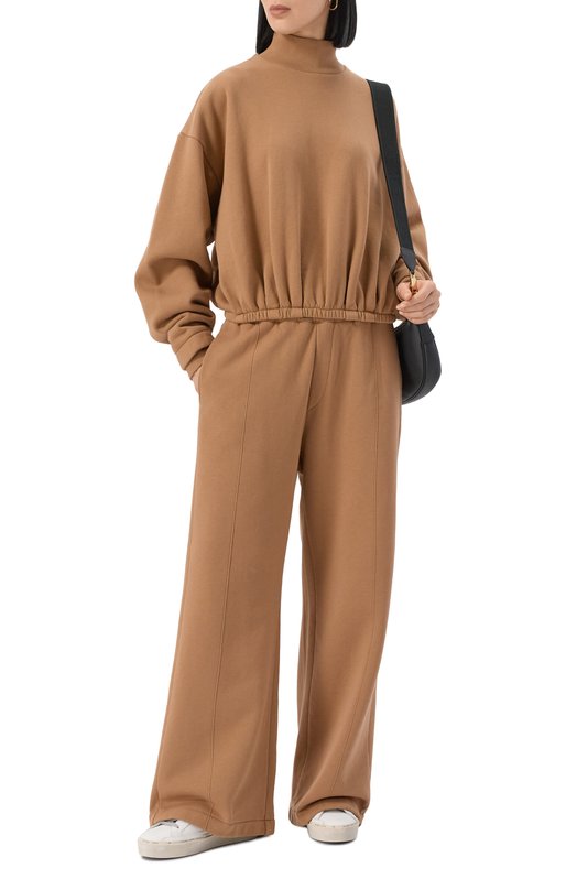 Хлопковый свитшот Halfboy HF251WF002 Бежевый  HF251WF002 Фото 2