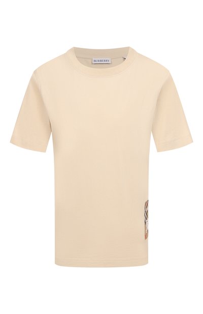 Хлопковая футболка BURBERRY, арт. 8103506, фото 1