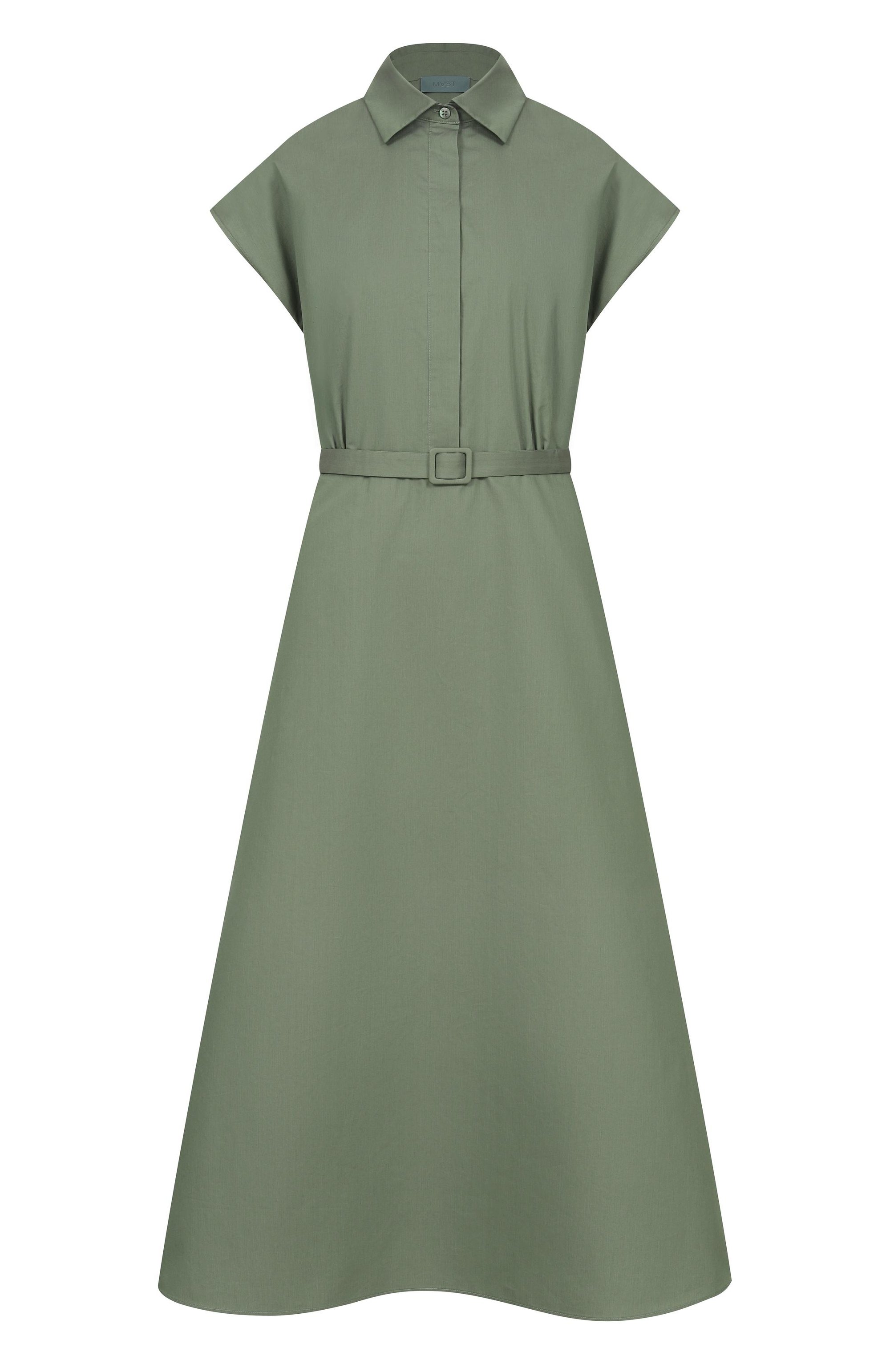 Платье из хлопка и шелка MVST, арт. M26.2PW.D017/F084 P0P MIST0 SETA, фото 1