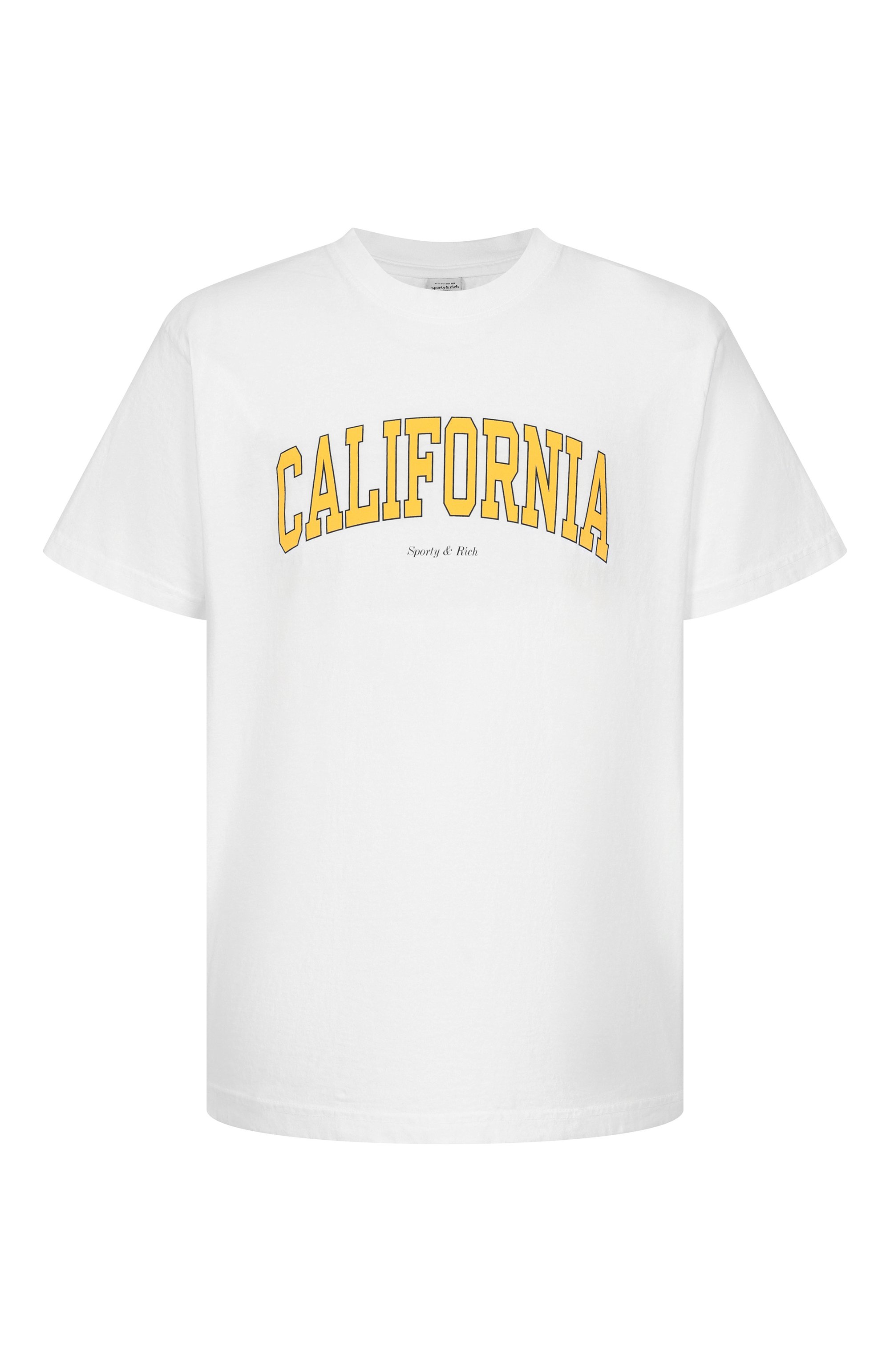 Хлопковая футболка SPORTY AND RICH, арт. T0043508501WH01, фото 1