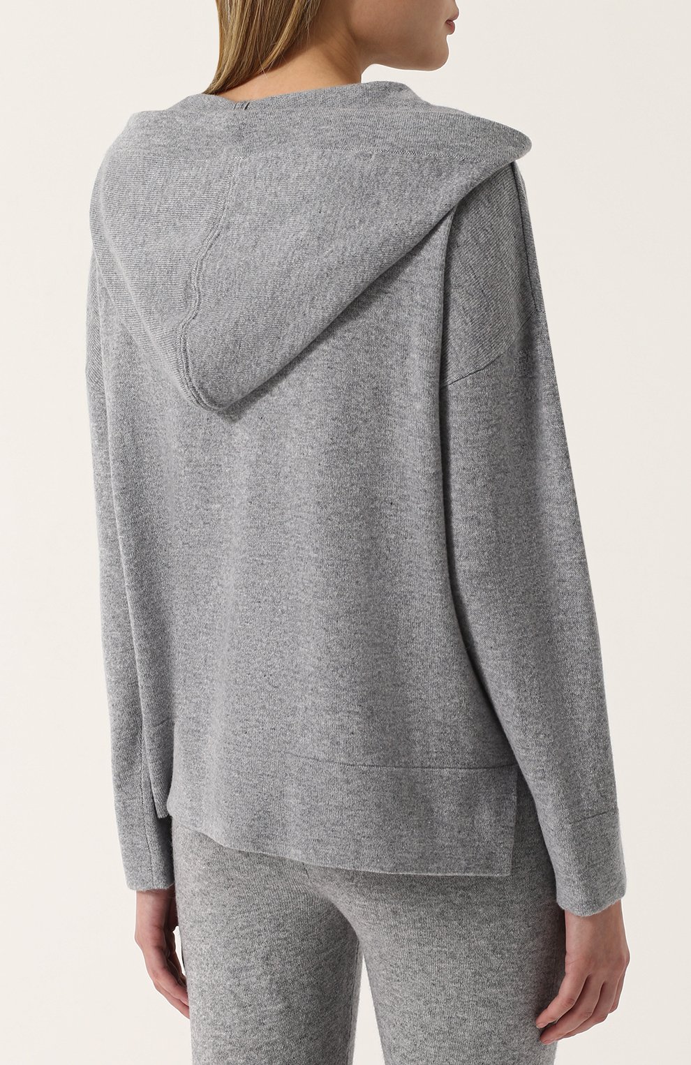 Однотонная вязаная толстовка с капюшоном FTC, арт. 706-0130, фото 4